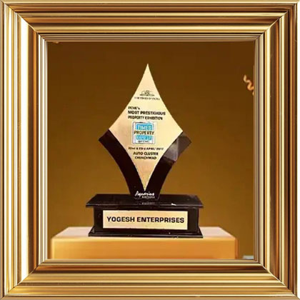 Celebrating Success : The Times of India Honors Us with PCMC's Top Property Exhibition Award - 2017